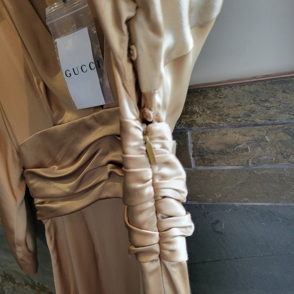 NWT Vintage GUCCI Kimono-style gown in lush 100% seta silk ⭐️HOST PICK⭐️ - Picture 11 of 15